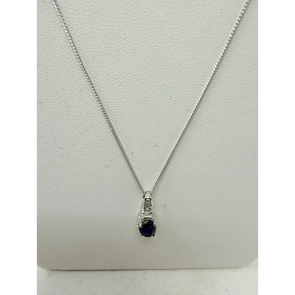 Shop LC Himalayan Kyanite/White Topaz Sterling Silver Size 6 Ring/Pendant 5656